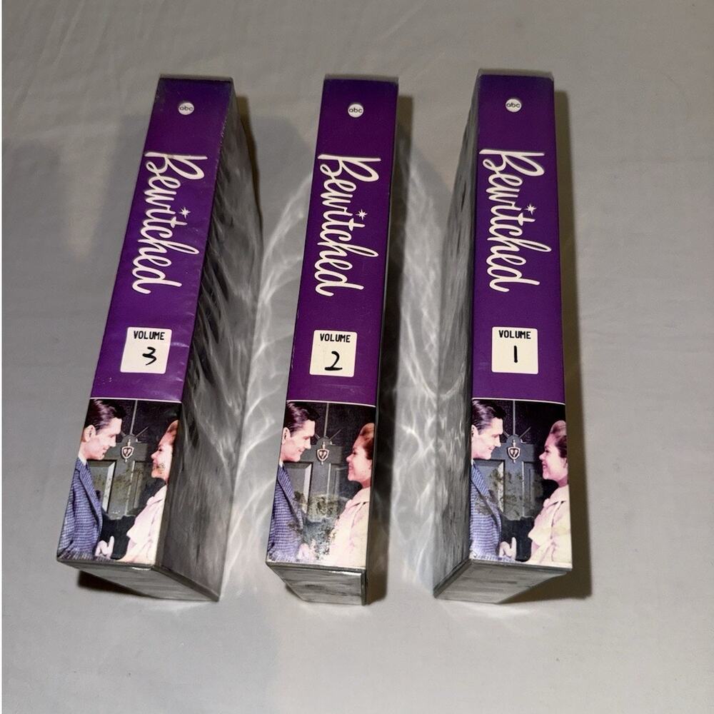 Vintage Bewitched VHS Tape Set Volumes 1 2 3 Clamshell Columbia Screen Gems